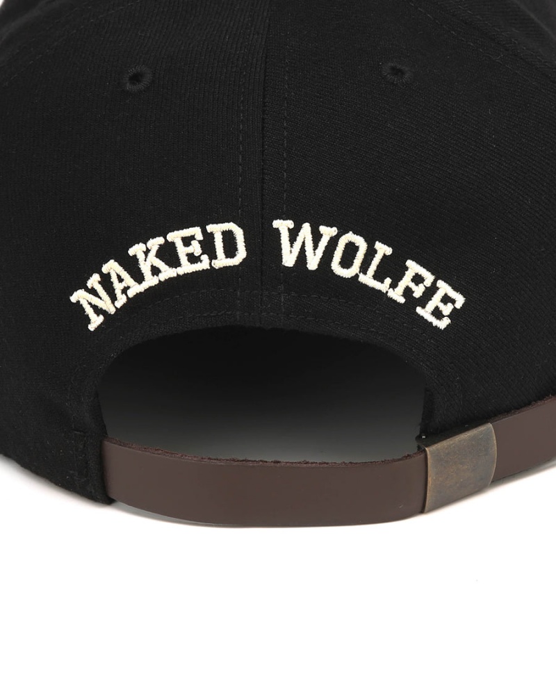 Férfi Naked Wolfe Gyapjú Wolfe Sapkák Fekete Sárga | SRB5321PC