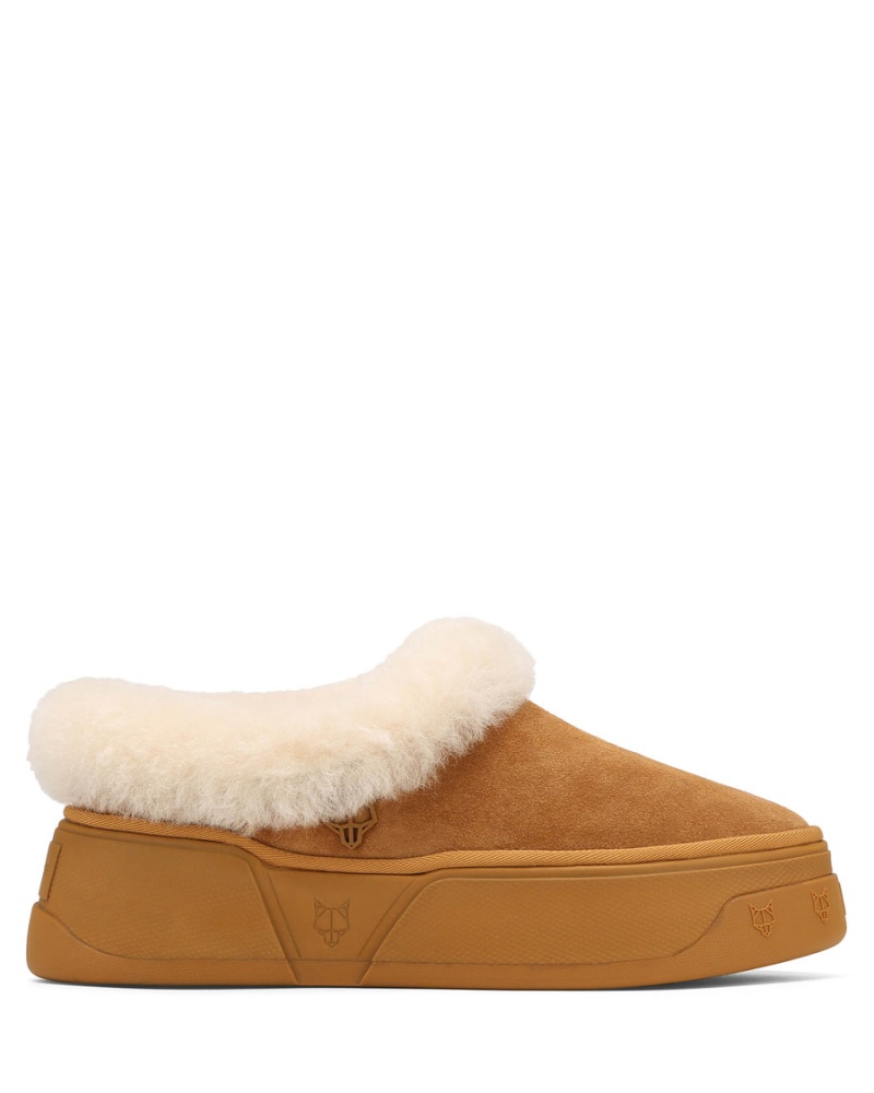 Férfi Naked Wolfe K-02 Shearling Csizma Barna | ISD6682SW