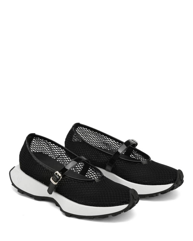 Női Naked Wolfe Protected Mesh Loafers Fekete | OEH8287CS